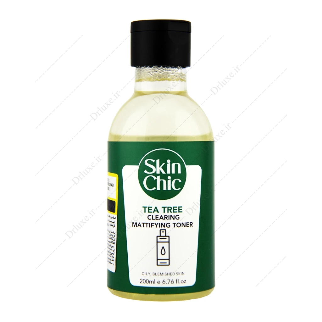 تونر مات کننده پوست اسکین شیک عصاره روغن درخت چای